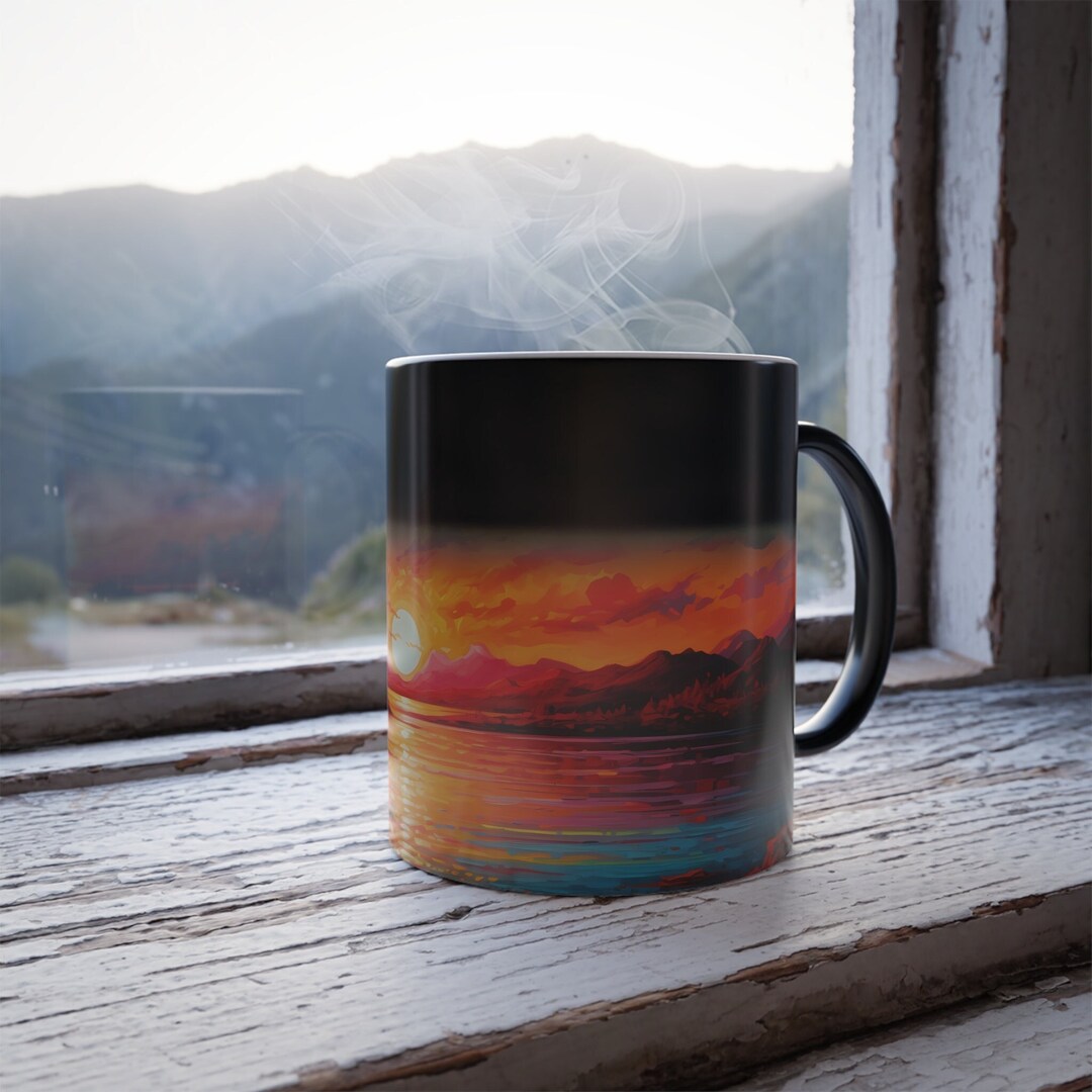 Color Changing Sunrise Mug, Heat Activated Sunset Mug, Morning Sunrise  Gift, Bright Colorful Morning Mug, Sunrise Painting Mug, 11oz Mug - Etsy