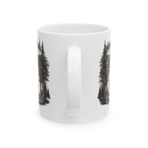 Sasquatch Mug, Alien Mug, Bigfoot Mug, UFO Mug, Paranormal Mug, Outdoor Mugs, Camping Lover Mug, Sci Fi Mug, Nature Gift, Bigfoot Cup image 5