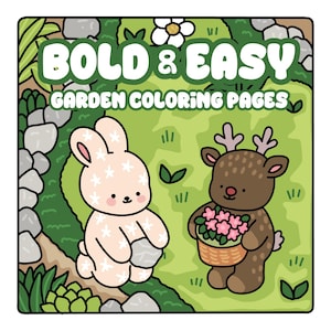 Garden Coloring Pages: Easy Summer Designs for Kids & Adults (PDF Download)