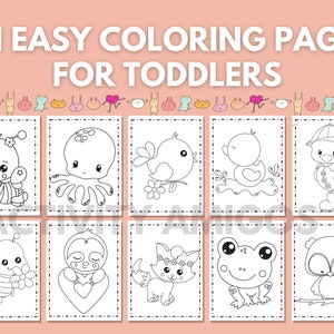 Animal Coloring Pages for Kids: 101 Printable Activity Sheets (PDF Download)