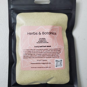 Curry Leaves Hair Mask