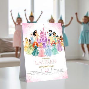 Princess Birthday Invitation