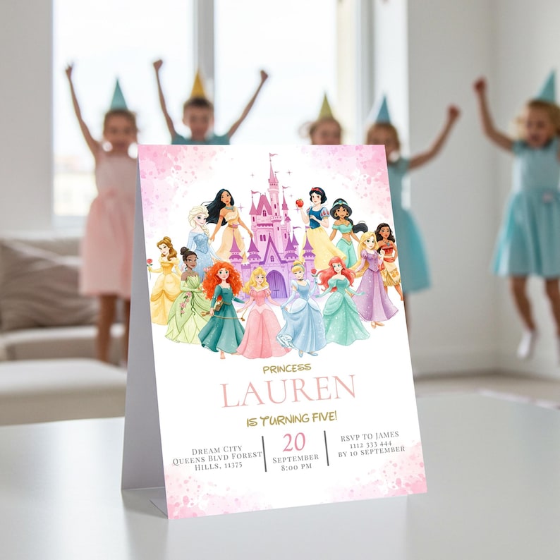Princess Birthday Invitation