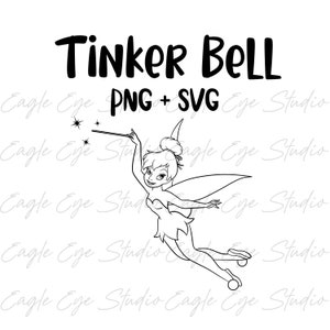 Tinker Bell PNG, SVG Digital Download