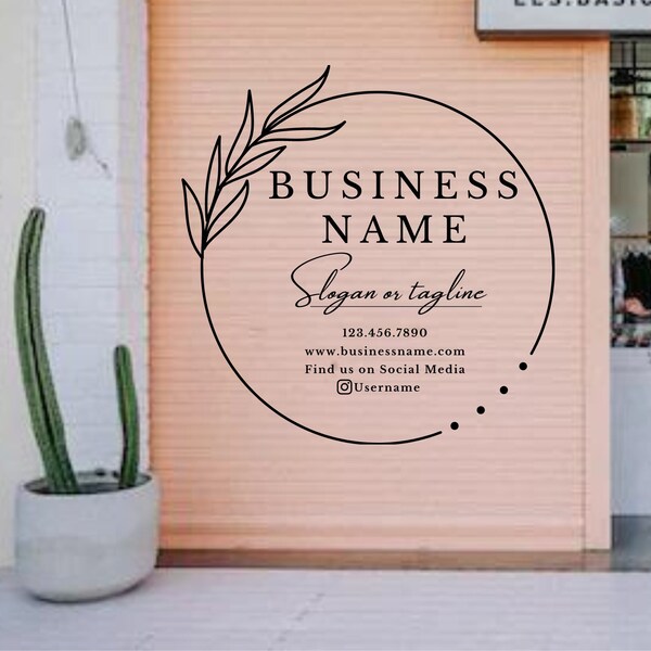 Custom Door Decals Etsy