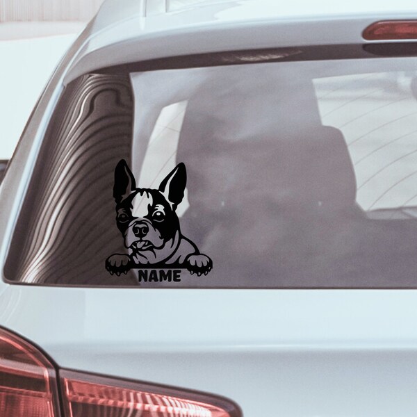 Boston Terrier Dog With Sunglasses In The Forest Sticker – Boston Terrier World - Foto 4