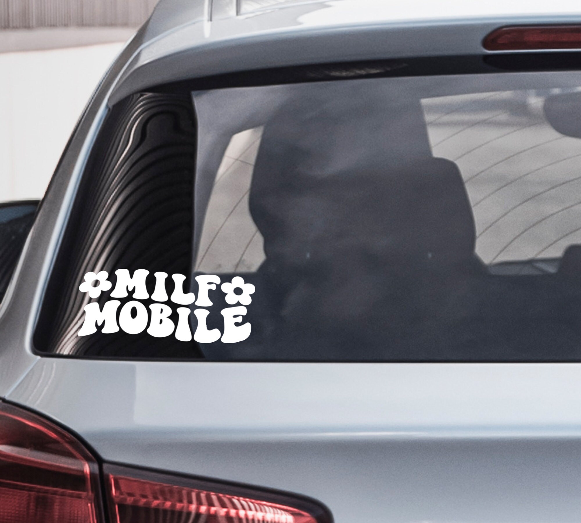 Milf Mobile Car Decal, Vinyl Decals, Trendy, Car Accessories, Gifts
