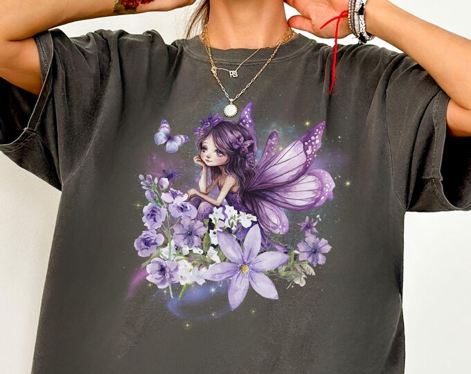 Purple Fairy Garden T-shirt