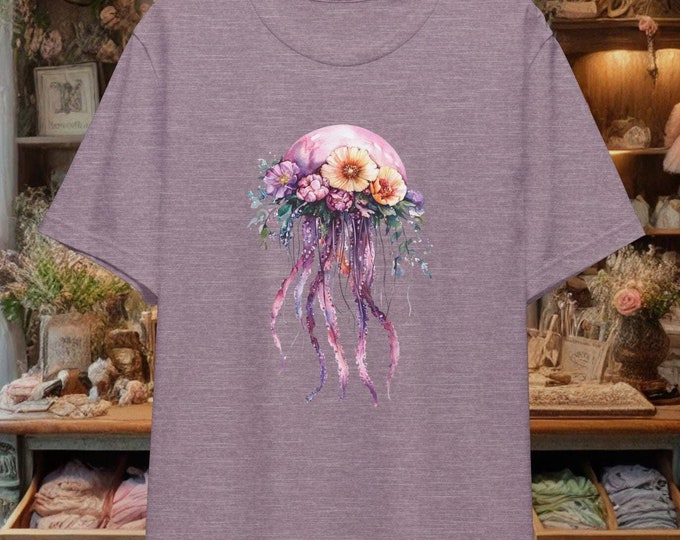 Floral Jellyfish T-Shirt