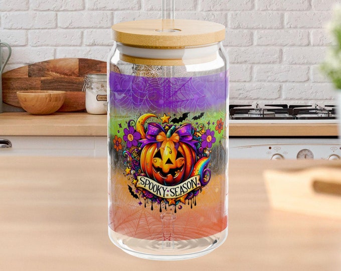 Spooky Season Sipper Glass