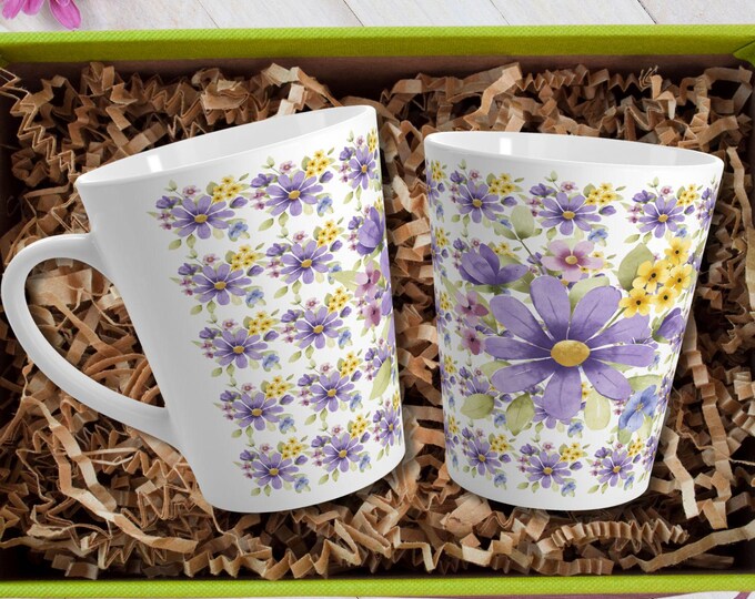 Floral Latte Mug