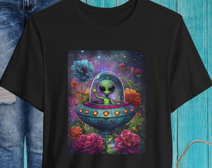 Floral Alien Tee