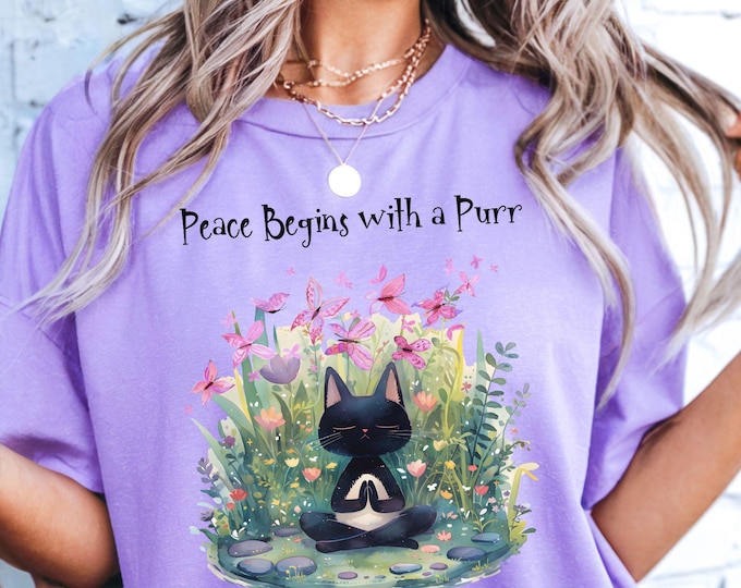 Meditating Cat Shirt