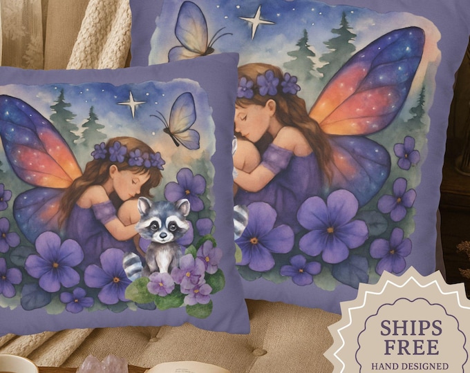 Fairy Pillow Cover 18x18 and 20x20