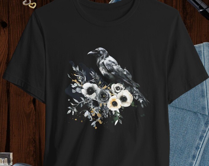 Floral Raven T-shirt