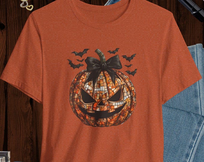 Disco Ball Pumpkin T-shirt