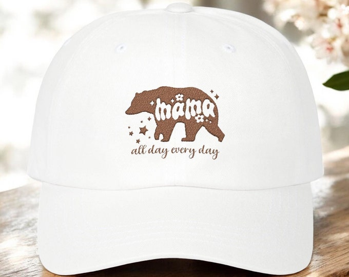 Embroidered Mama Cap