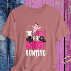Ghost Hunting Tee Paranormal Shirt Investigator Gift Spooky Graphic T-Shirt Haunted House Apparel