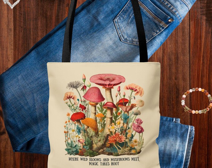 Mushroom Tote Bag