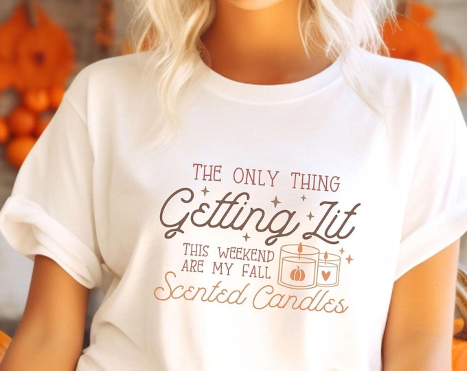 Funny Autumn Candle T-shirt