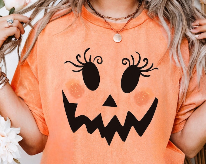 Spooky Pumpkin Face Halloween Shirt