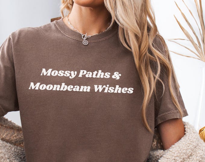 Mossy Paths & Moonbeam Wishes T-shirt
