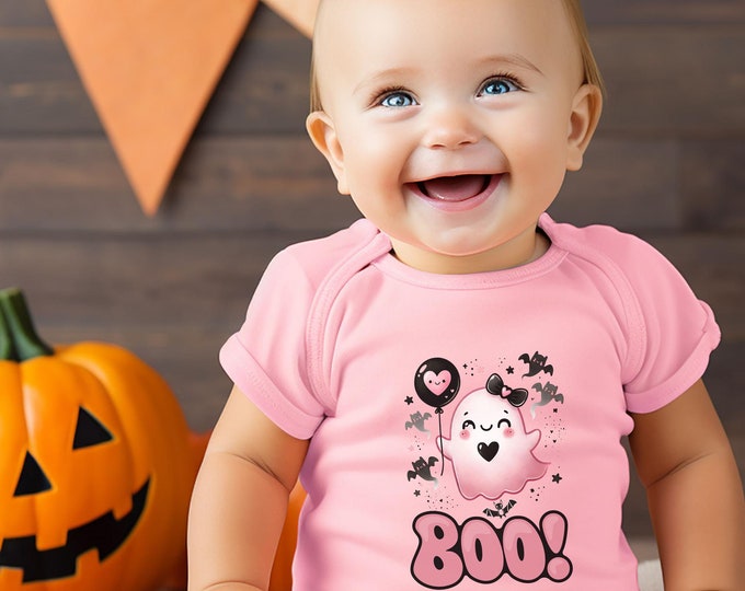 Boo Ghost Baby Bodysuit