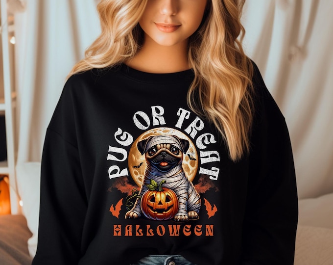 Halloween Pug Sweatshirt