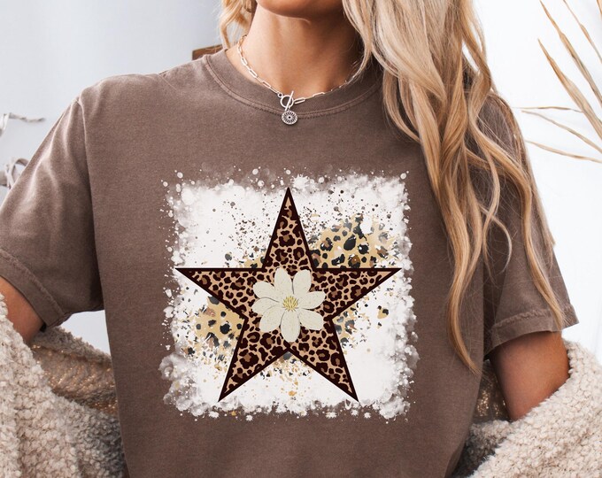 Leopard Star T-Shirt
