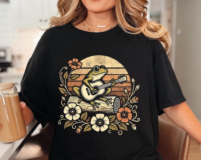 Frog Guitar T-Shirt