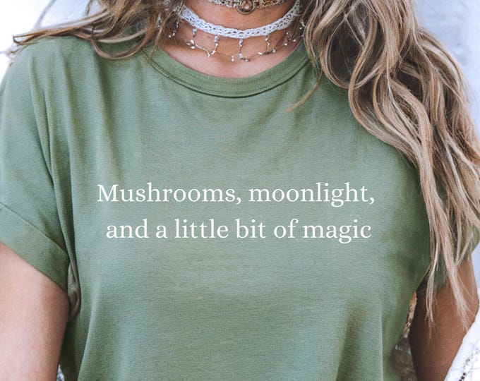 Mushrooms Moonlight Magic T-Shirt