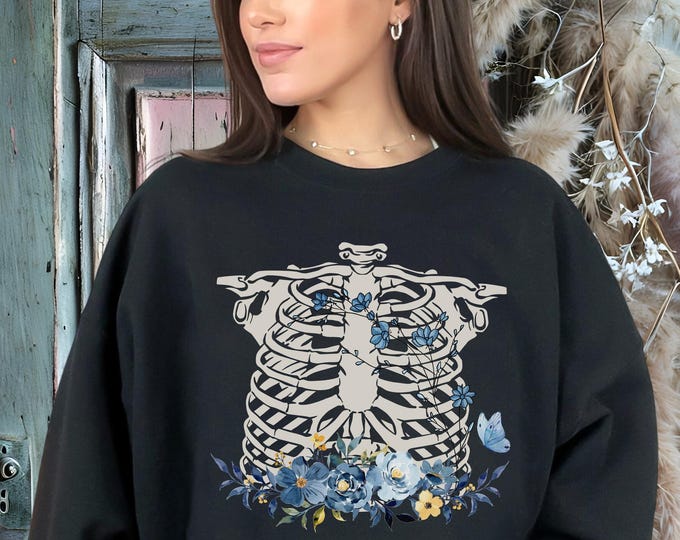 Botanical Skeleton Sweatshirt