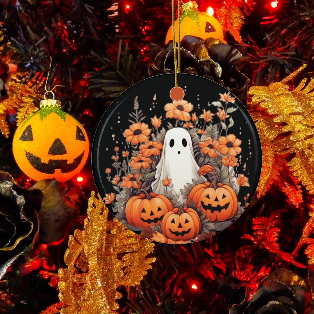 Halloween Deko Eule Mit Hexenhut - Metall Ornament Für Herbst & Halloween