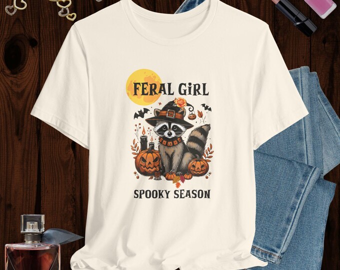 Feral Girl Halloween T-shirt