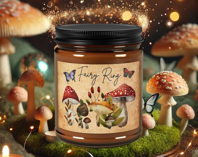 Fairy Ring Scented Soy Candle 9 oz