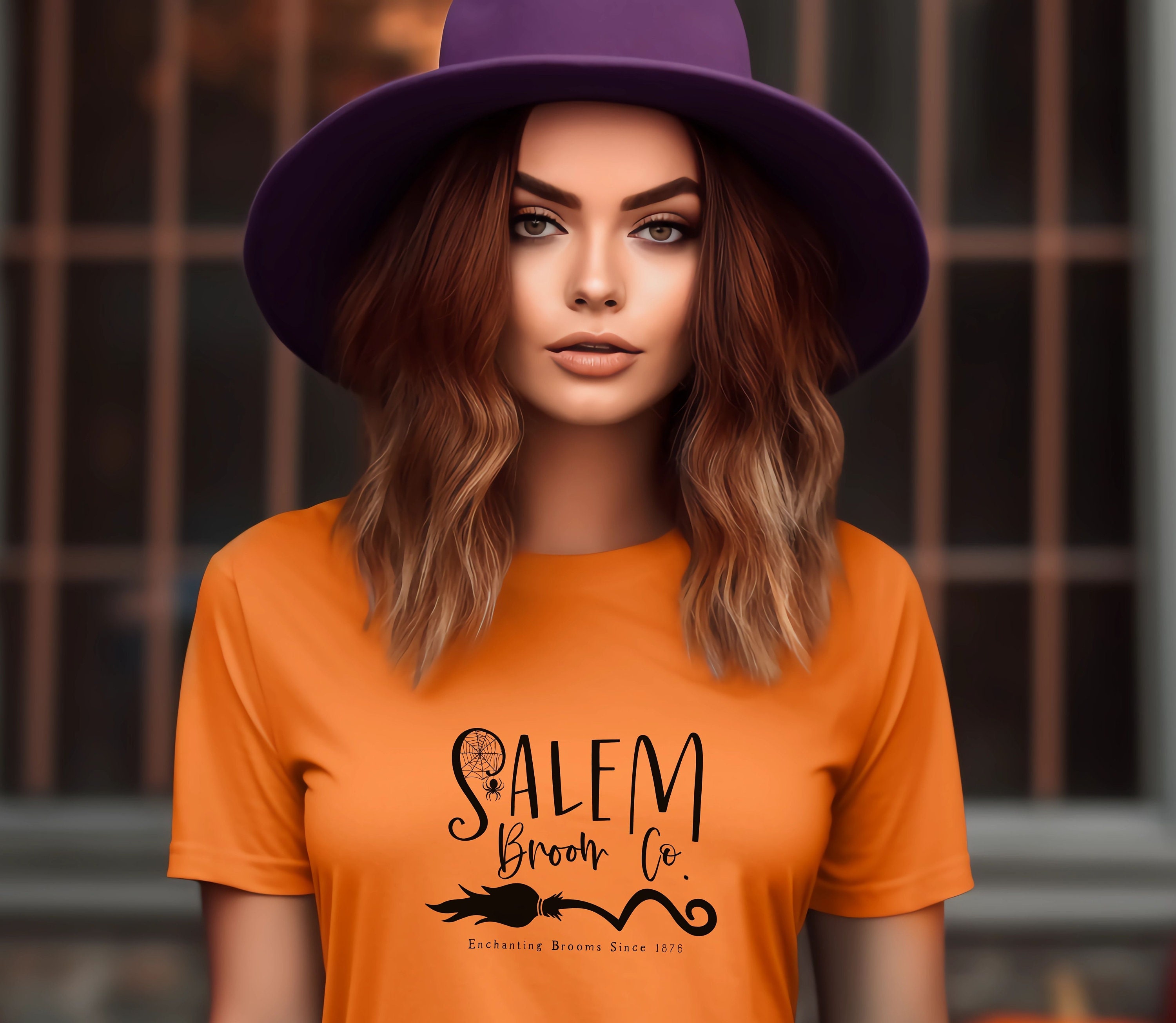 Salem Broom Co. Shirt Witch Shirt Salem Broom Tee Autumn - Etsy