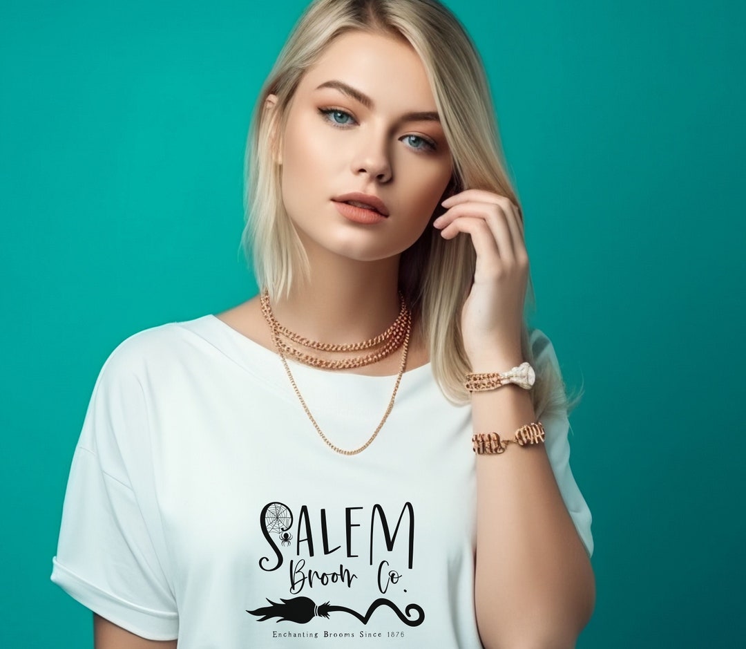 Salem Broom Co. Shirt Witch Shirt Salem Broom Tee Autumn - Etsy