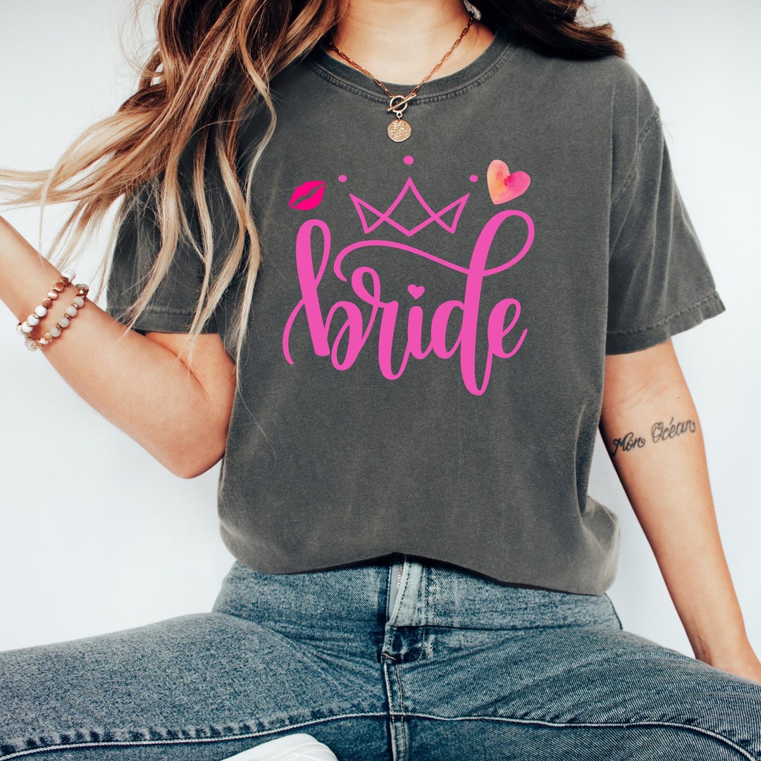Bridal T-shirt for Wedding Bride Tribe Shirt Bachelorette Party Gift ...
