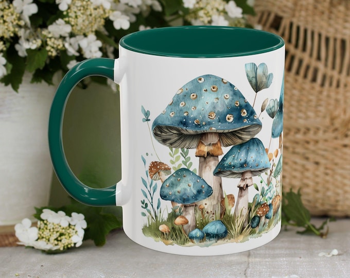 Whimsical Mushroom Mug