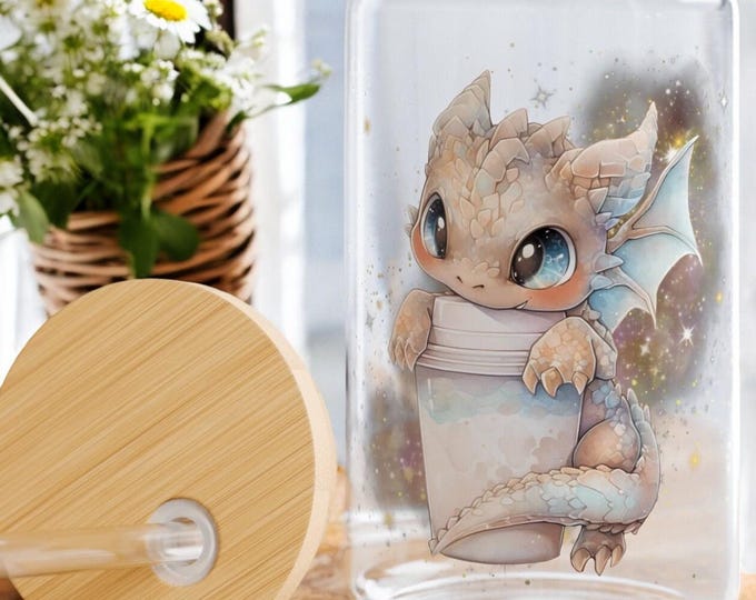 Coffee Dragon Sipper Glass