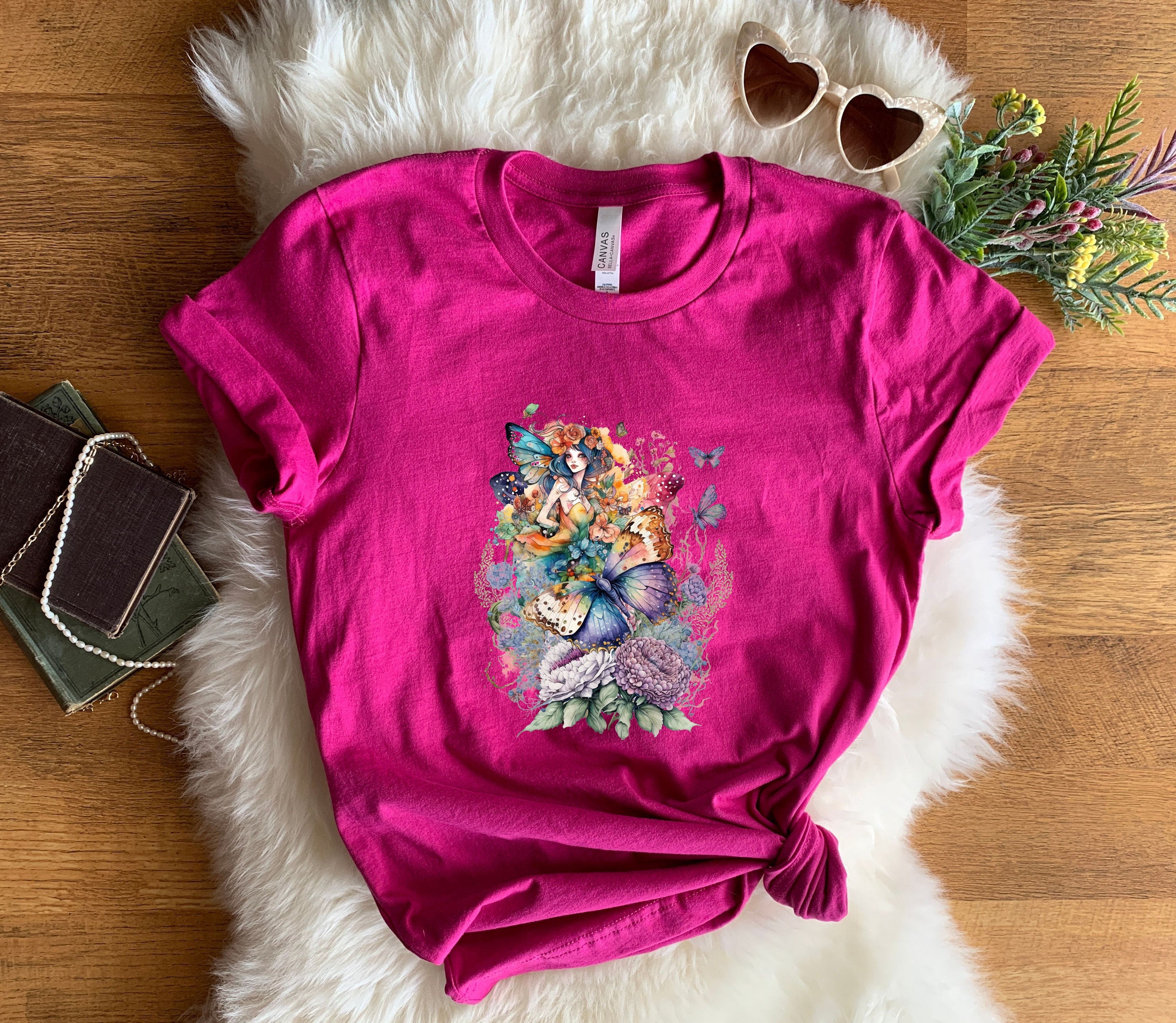Butterfly Fairy Tee Fairy Shirt Magical Fairy Tshirt Etsy