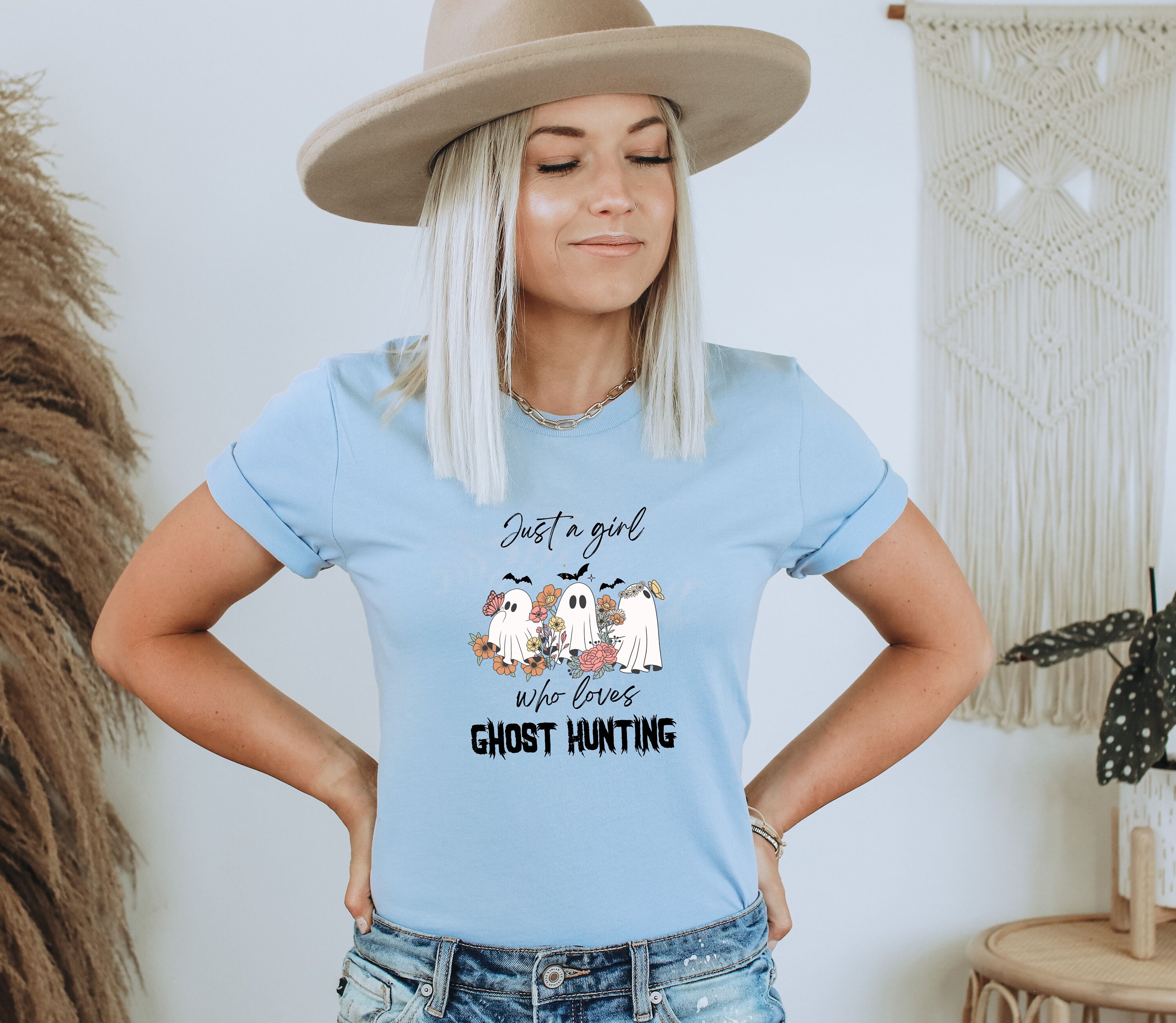 Ghost Hunting Girl Shirt Girl Ghost Hunter Gift Ghost Tshirt Etsy