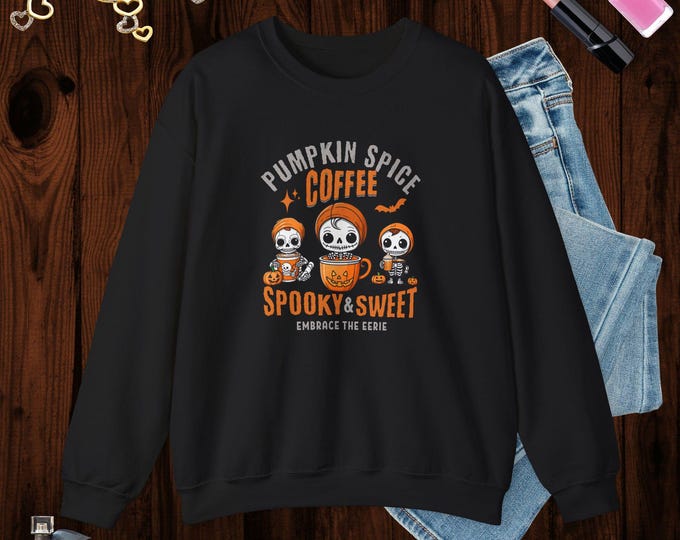 Pumpkin Spice Skeleton Sweatshirt