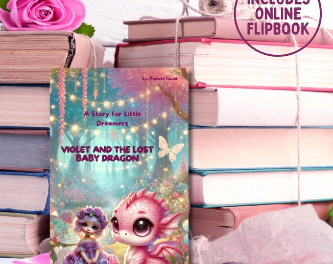 Enchanting Fairy Tale Adventure Digital Flipbook Storybook Gift for Children & Fairy Lovers - Printable PDF - Online Reading Experience