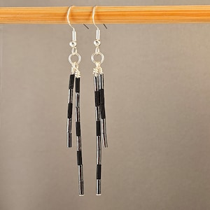 Black & Gunmetal Double Dangles