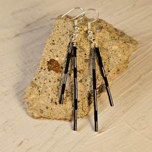 Black & Gunmetal Double Dangles