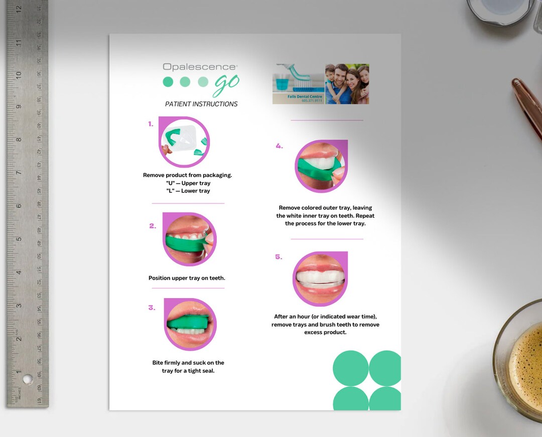 Dental Office Printable Opalescence Go Whitening Instructions Etsy Dental Office Printable Opalescence Go Whitening Instructions Etsy