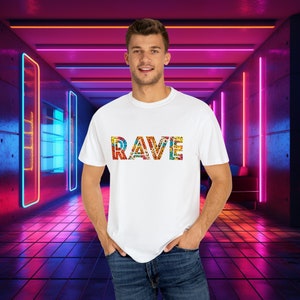 BOLD Collection Mens RAVE Top, Festival Outfit, House Music Lover, Party Shirt, EDM Shirt, House Music, Colors Shirt, Comfortable Raver Gift