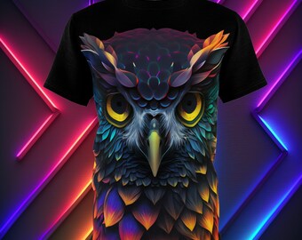 Electric Owl Rave T Shirt Acid House Music, EDM Shirt, Festival Shirt, DJ Gift