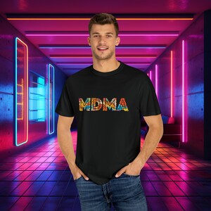 BOLD Collection Mens MDMA Top, Festival Outfit, House Music Lover, Party Shirt, EDM Shirt, House Music, Colors Shirt, Comfortable Raver Gift